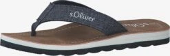 S.Oliver Slippers Teenslipper Dames Blauw