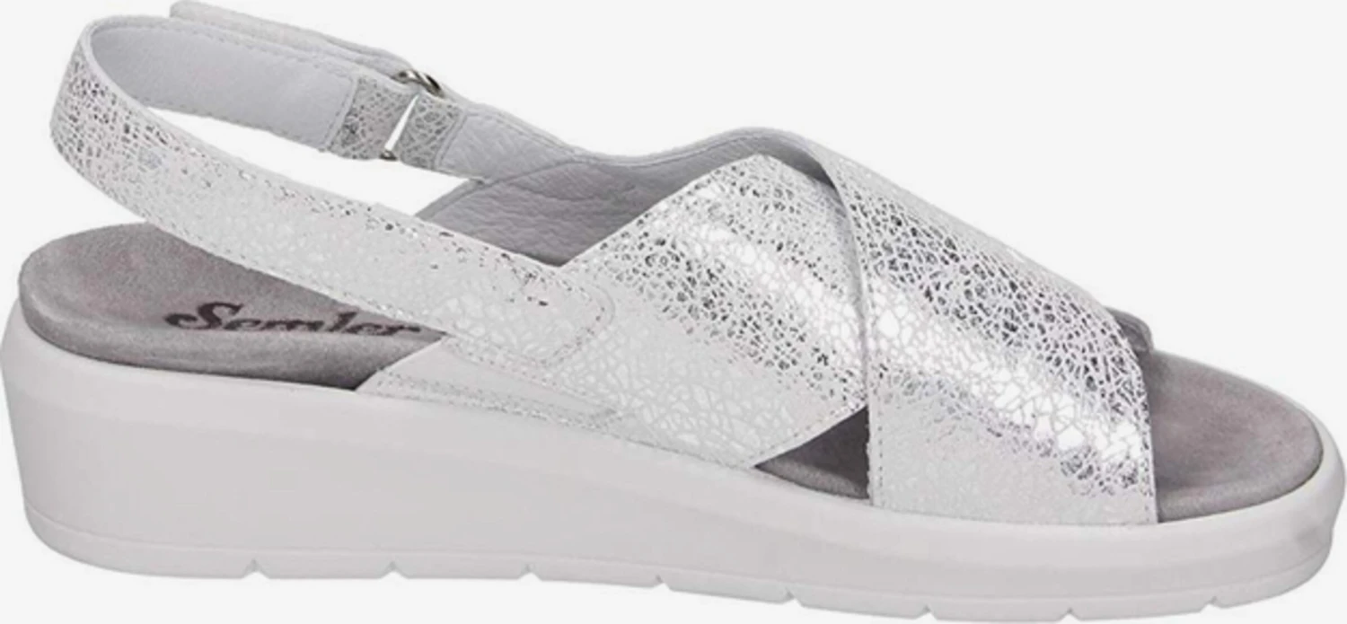 Sandalen Met Hak Sandaal Dames Wit 4 Sandalen Met Hak Sandaal Dames Wit - Afbeelding 4