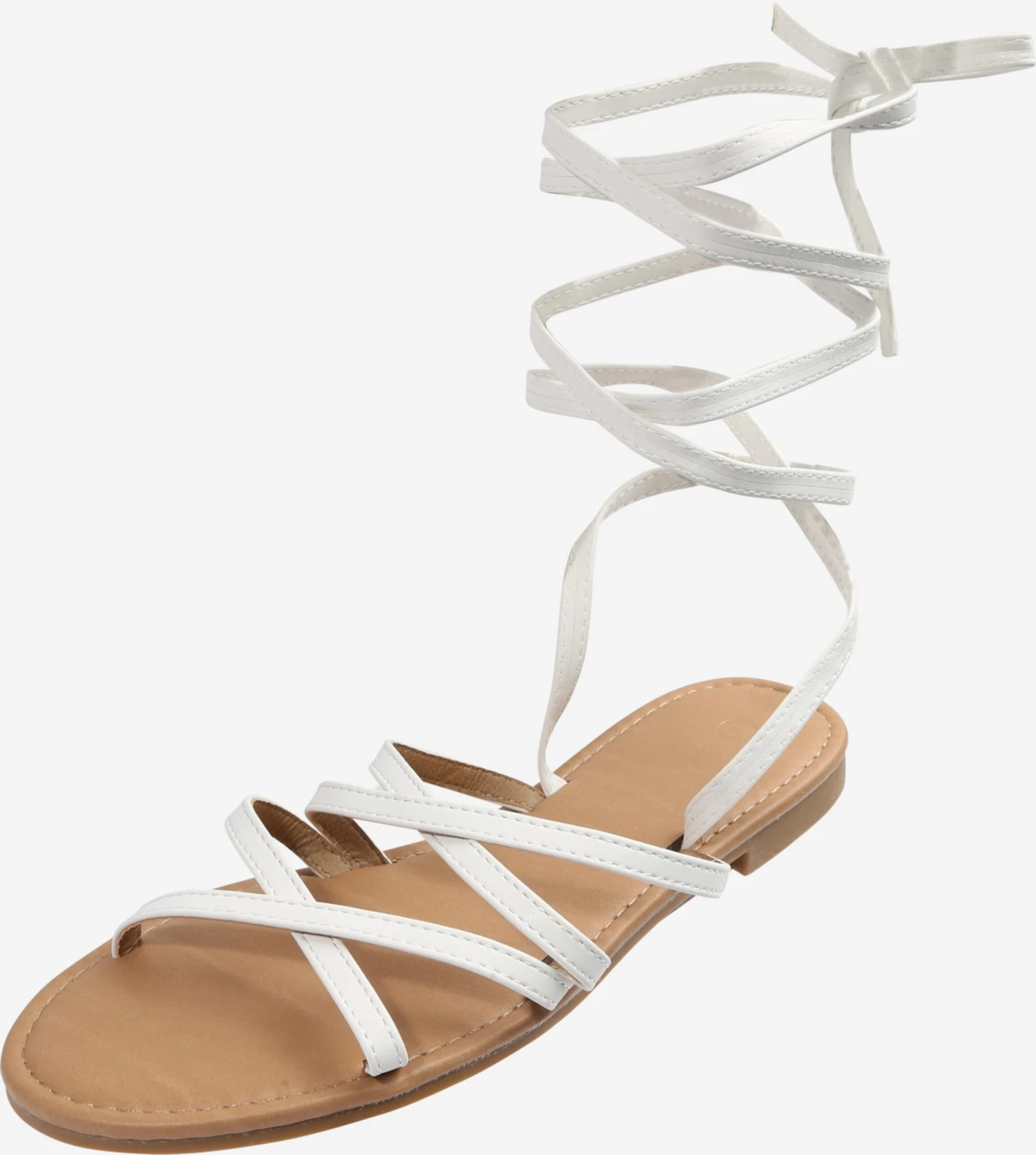 NASTY GAL Sandalen Met Bandjes Sandalen Met Riem Dames Natuurwit 1 NASTY GAL Sandalen Met Bandjes Sandalen Met Riem Dames Natuurwit