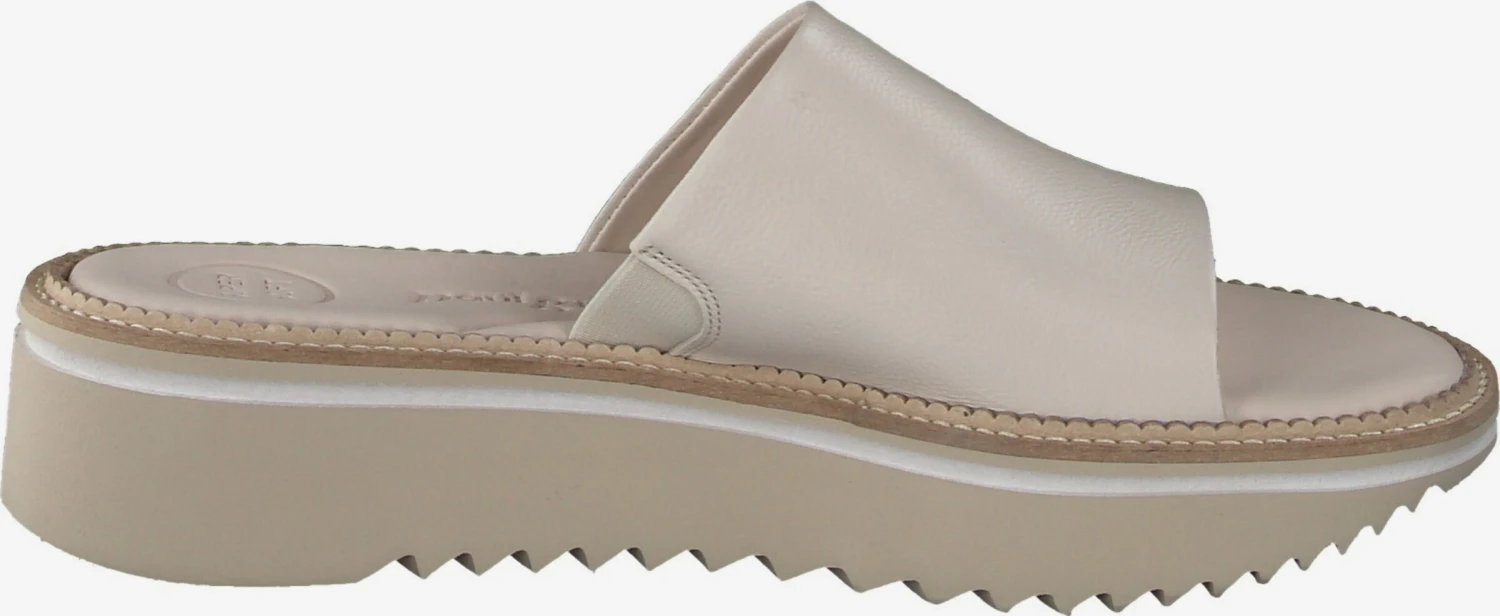 Paul Green Plateau Sandalen Muiltjes Dames Nude / Lichtbeige 4 Paul Green Plateau Sandalen Muiltjes Dames Nude / Lichtbeige - Afbeelding 4