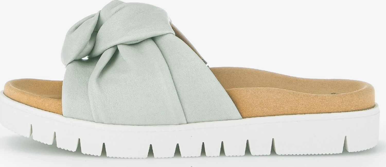 Gabor Plateau Sandalen Muiltjes Dames Pastelgroen 2 Gabor Plateau Sandalen Muiltjes Dames Pastelgroen - Afbeelding 2