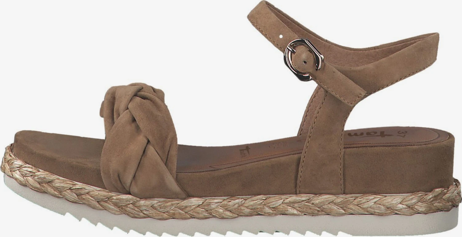 Tamaris Sandalen Met Bandjes Sandalen Met Riem Dames Bruin 4 Tamaris Sandalen Met Bandjes Sandalen Met Riem Dames Bruin - Afbeelding 4