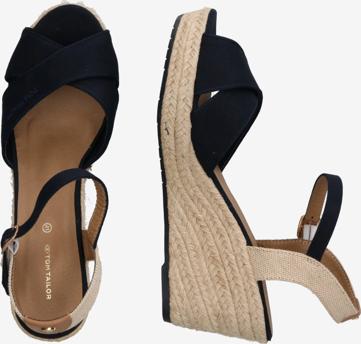 Tom Tailor Sandalen Met Hak Sandaal Dames Nachtblauw 2 Tom Tailor Sandalen Met Hak Sandaal Dames Nachtblauw - Afbeelding 2