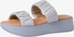 Tamaris Sandalen Met Hak Muiltjes Dames Pastelblauw