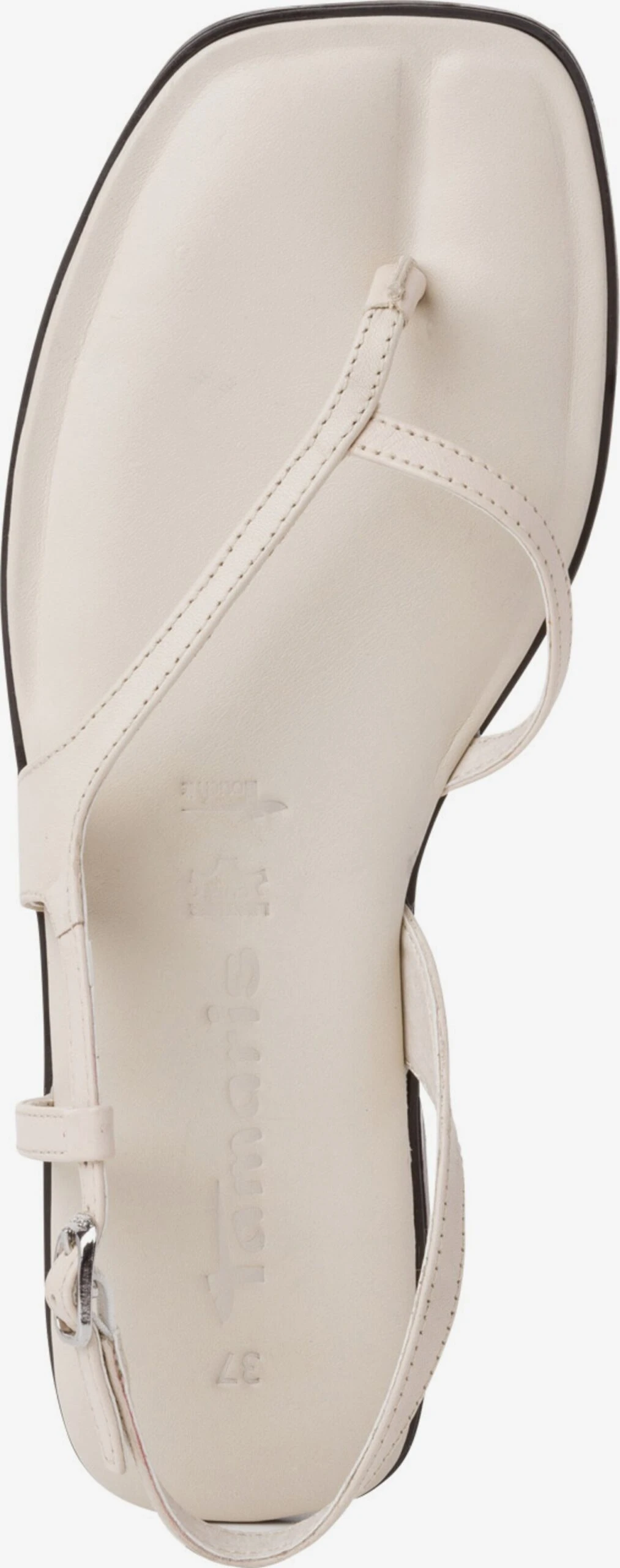 Tamaris Slippers Teenslipper Dames Beige / Crème 2 Tamaris Slippers Teenslipper Dames Beige / Crème - Afbeelding 2