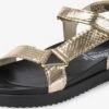 Sandalen Met Bandjes Sandalen Met Riem Dames Goud