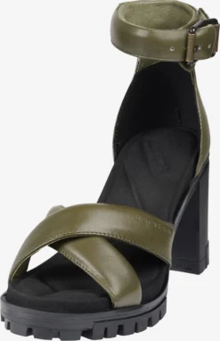 G-Star Raw Sandalen Met Hak Sandaal KYLIN LEA W Dames Olijfgroen