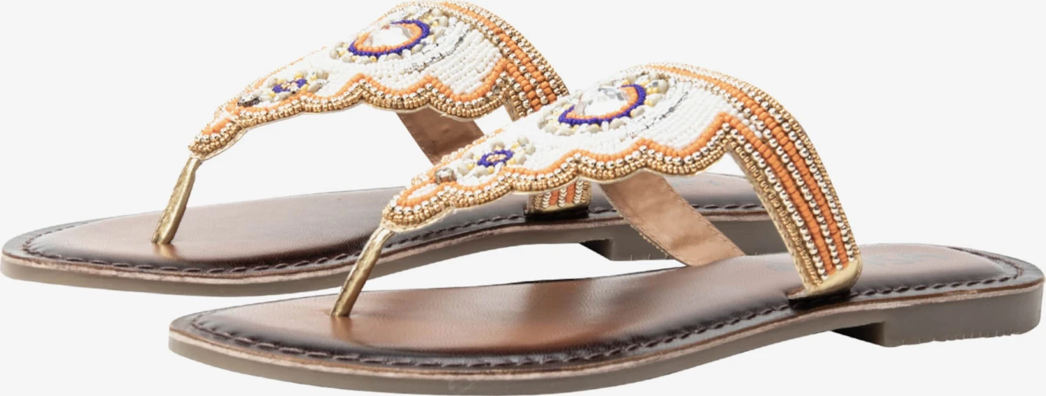 Slippers Teenslipper Dames Oranje 2 Slippers Teenslipper Dames Oranje - Afbeelding 2