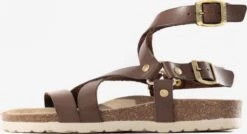 Plateau Sandalen Sandaal Armidale Dames Bruin