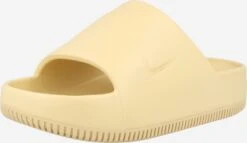 Nike Sportswear Plateau Sandalen Muiltjes CALM SLIDE Dames Beige