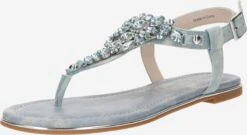 Buffalo Slippers Teenslipper Dames Lichtblauw