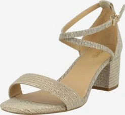 MICHAEL Michael Kors Sandalen Met Hak Sandalen Met Riem SERENA Dames Goud