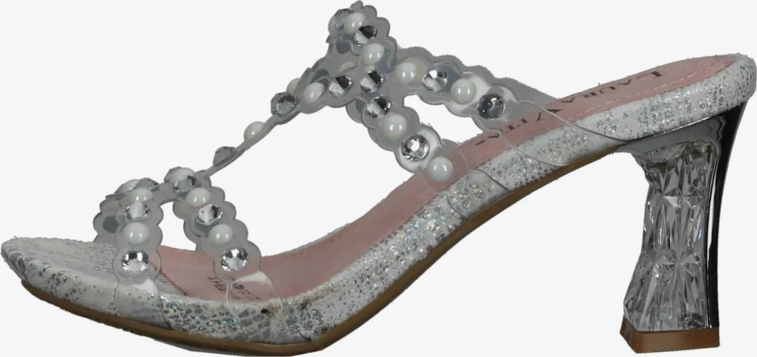 Laura Vita Sandalen Met Hak Muiltjes Nino 06 Dames Parelwit 2 Laura Vita Sandalen Met Hak Muiltjes Nino 06 Dames Parelwit - Afbeelding 2