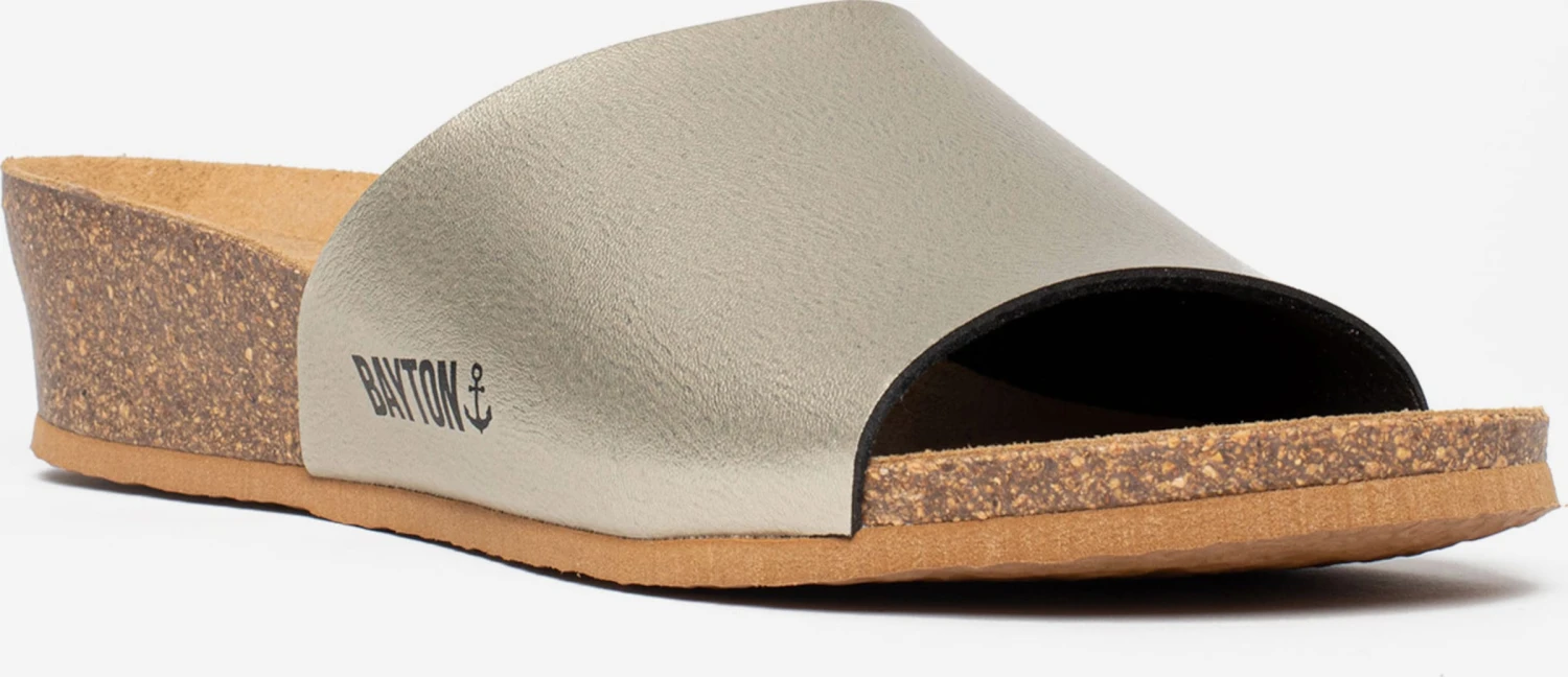 Plateau Sandalen Muiltjes Ventura Dames Goud 2 Plateau Sandalen Muiltjes Ventura Dames Goud - Afbeelding 2