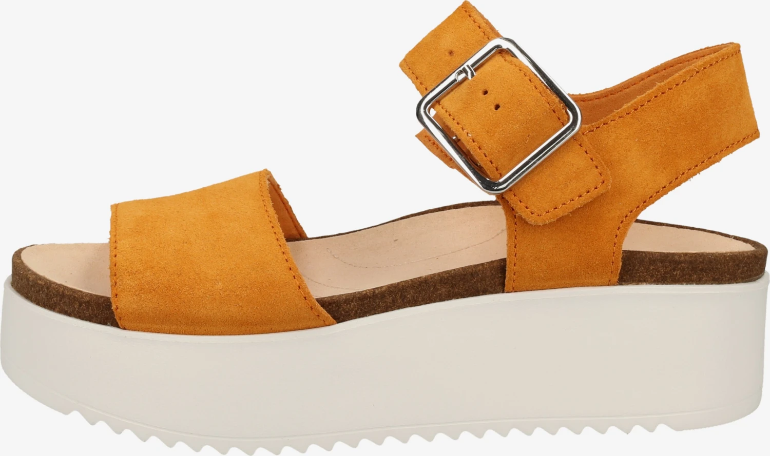 Clarks Sandalen Met Hak Sandalen Met Riem Dames Safraan 2 Clarks Sandalen Met Hak Sandalen Met Riem Dames Safraan - Afbeelding 2