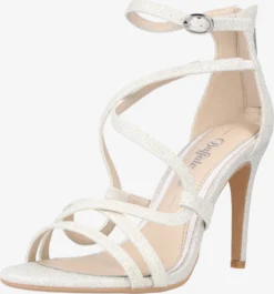 Buffalo Sandalen Met Hak Sandalen Met Riem Yvonne Dames Wit