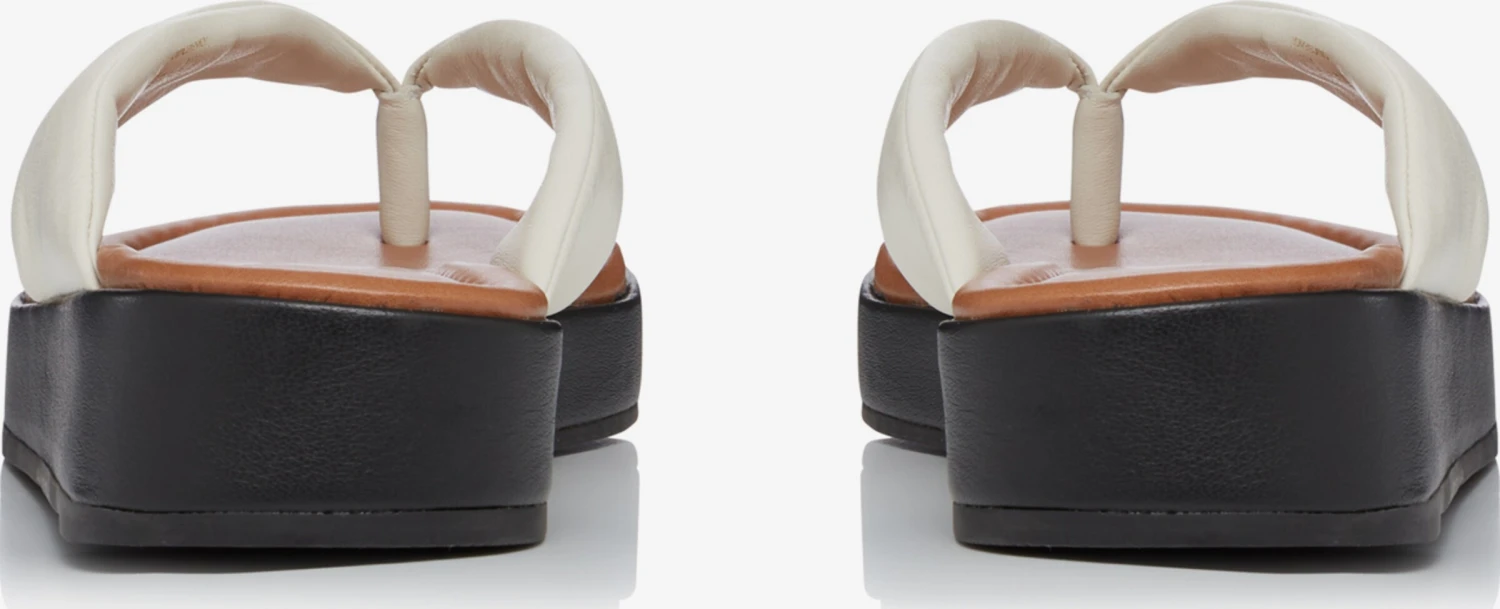 Dune London Slippers Teenslipper LONGISLAND Dames Ecru 3 Dune London Slippers Teenslipper LONGISLAND Dames Ecru - Afbeelding 3