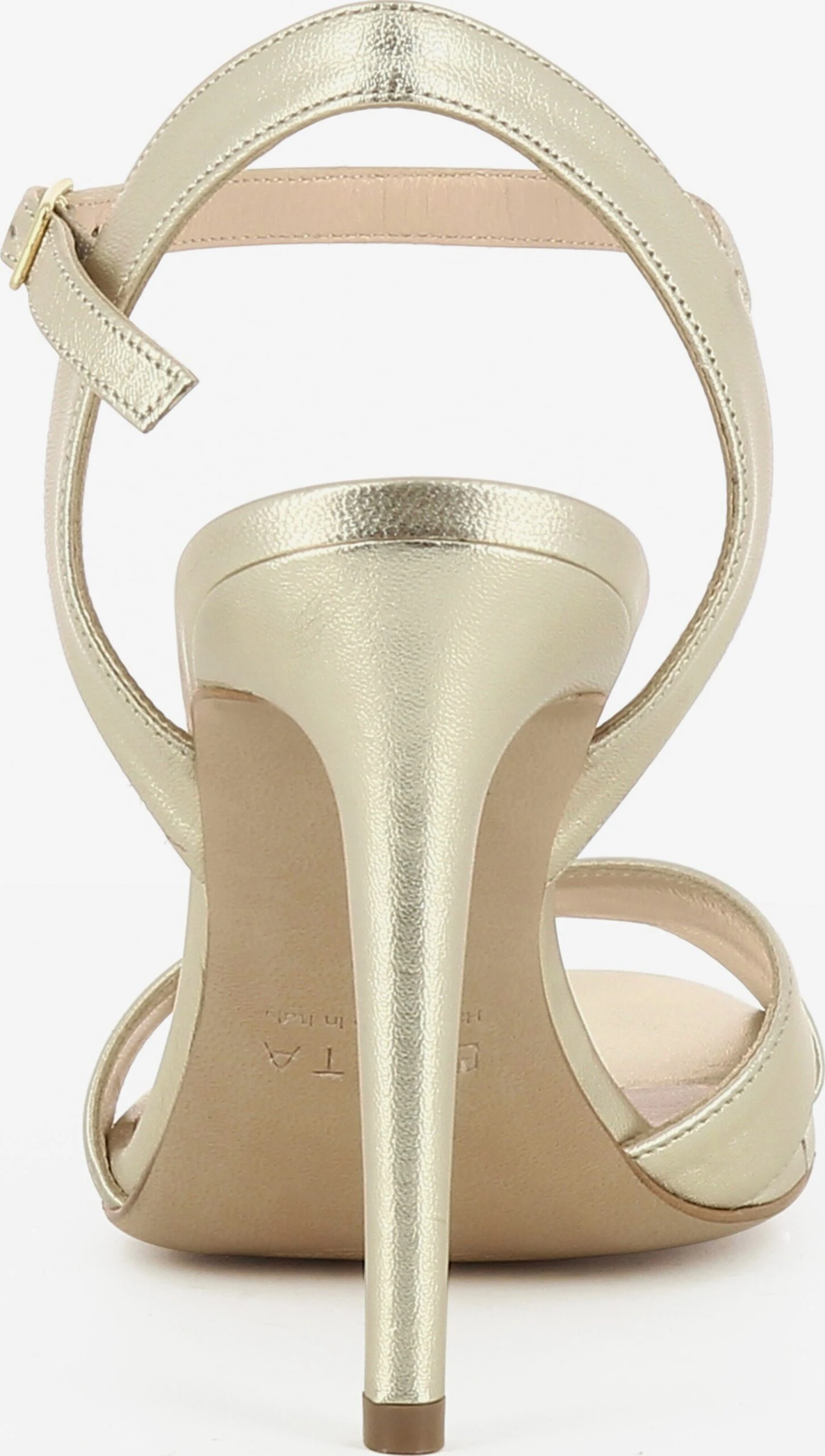 Sandalen Met Hak Sandalen Met Riem Dames Goud 4 Sandalen Met Hak Sandalen Met Riem Dames Goud - Afbeelding 4