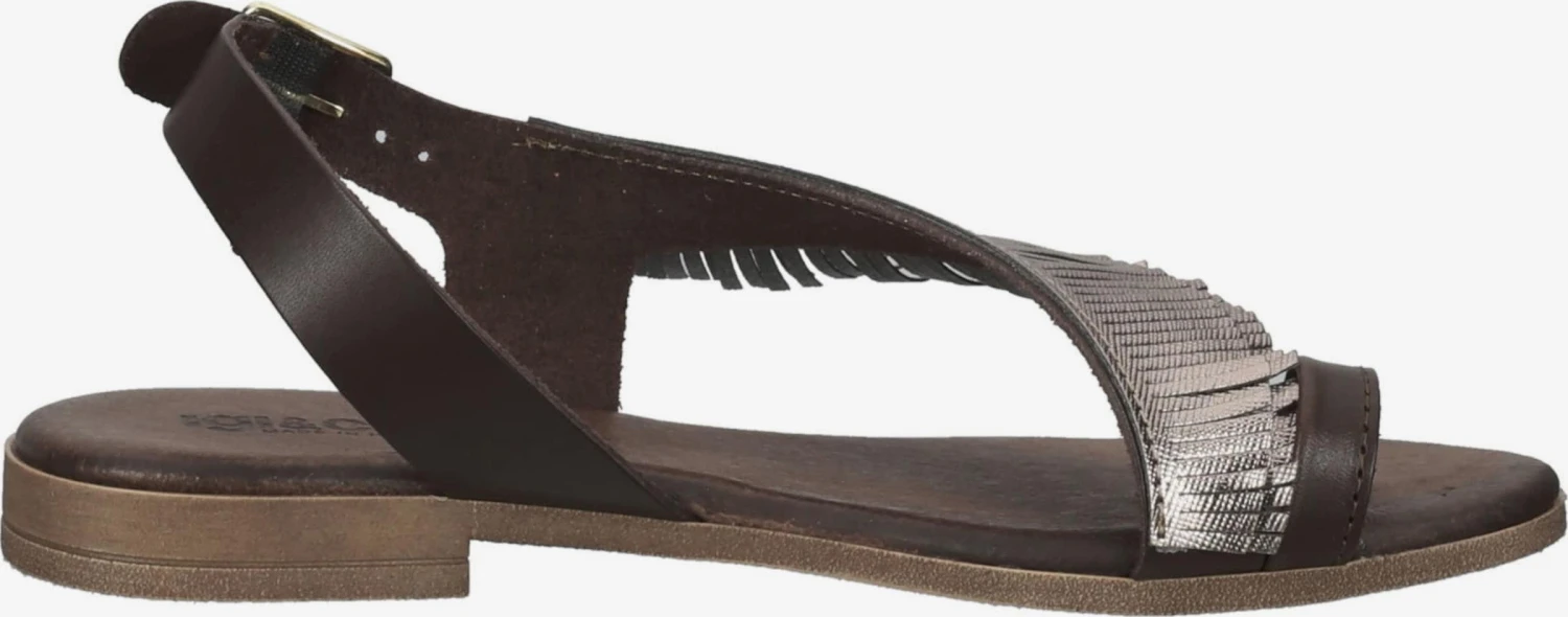 IGI&CO Slippers Teenslipper Dames Zwart / Zilver 4 IGI&CO Slippers Teenslipper Dames Zwart / Zilver - Afbeelding 4