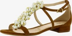 Sandalen Met Bandjes Sandalen Met Riem SALVINA Dames Cognac