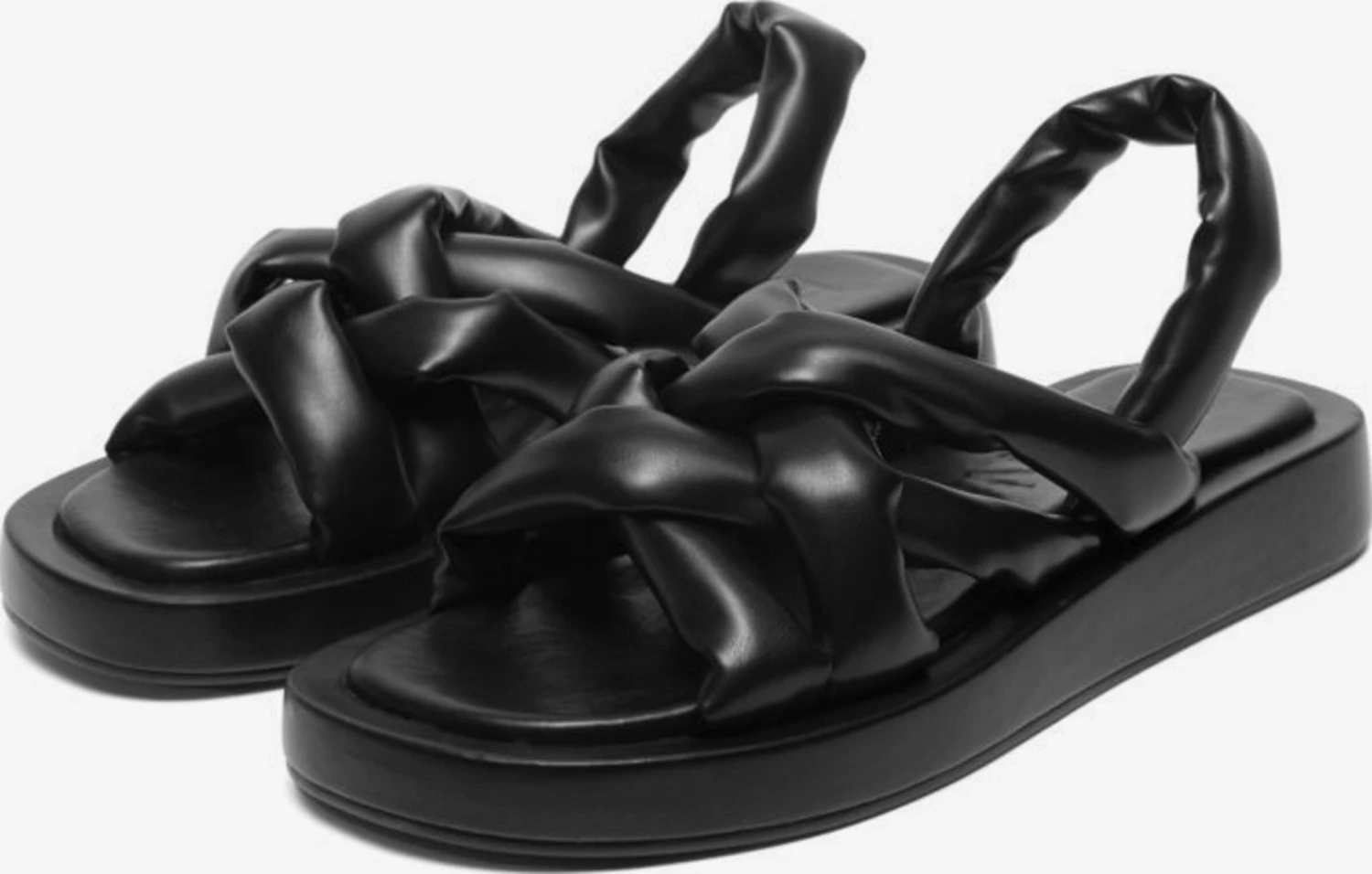 Bianco Sandalen Met Bandjes Sandalen Met Riem DORA Dames Zwart 2 Bianco Sandalen Met Bandjes Sandalen Met Riem DORA Dames Zwart - Afbeelding 2