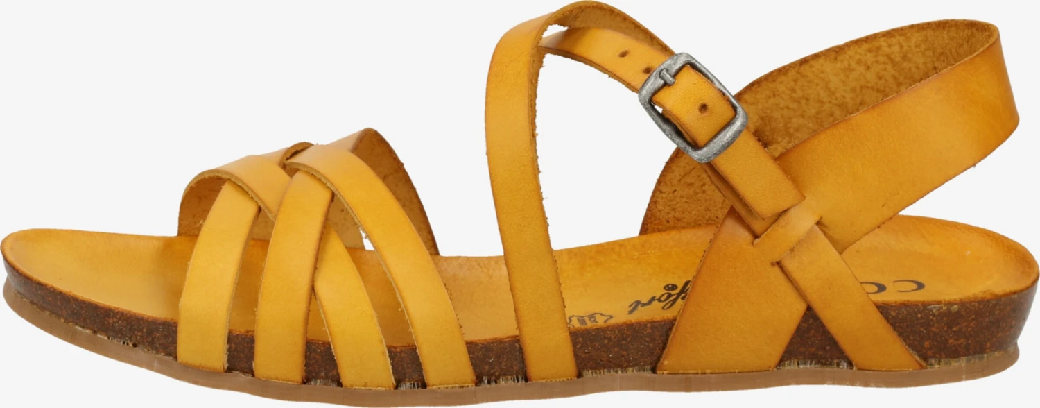 Sandalen Met Bandjes Sandalen Met Riem Dames Geel 2 Sandalen Met Bandjes Sandalen Met Riem Dames Geel - Afbeelding 2