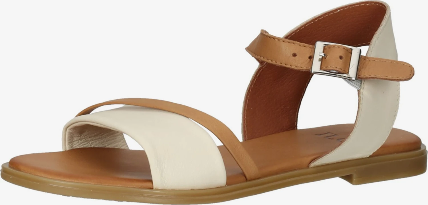 Sandalen Met Bandjes Sandalen Met Riem Dames Beige / Crème 1 Sandalen Met Bandjes Sandalen Met Riem Dames Beige / Crème