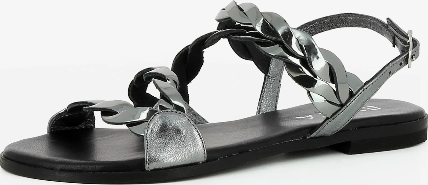 Sandalen Met Bandjes Sandalen Met Riem OLIMPIA Dames Zilver 1 Sandalen Met Bandjes Sandalen Met Riem OLIMPIA Dames Zilver