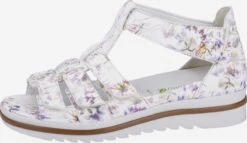 WALDLÄUFER Plateau Sandalen Sandaal Dames Wit