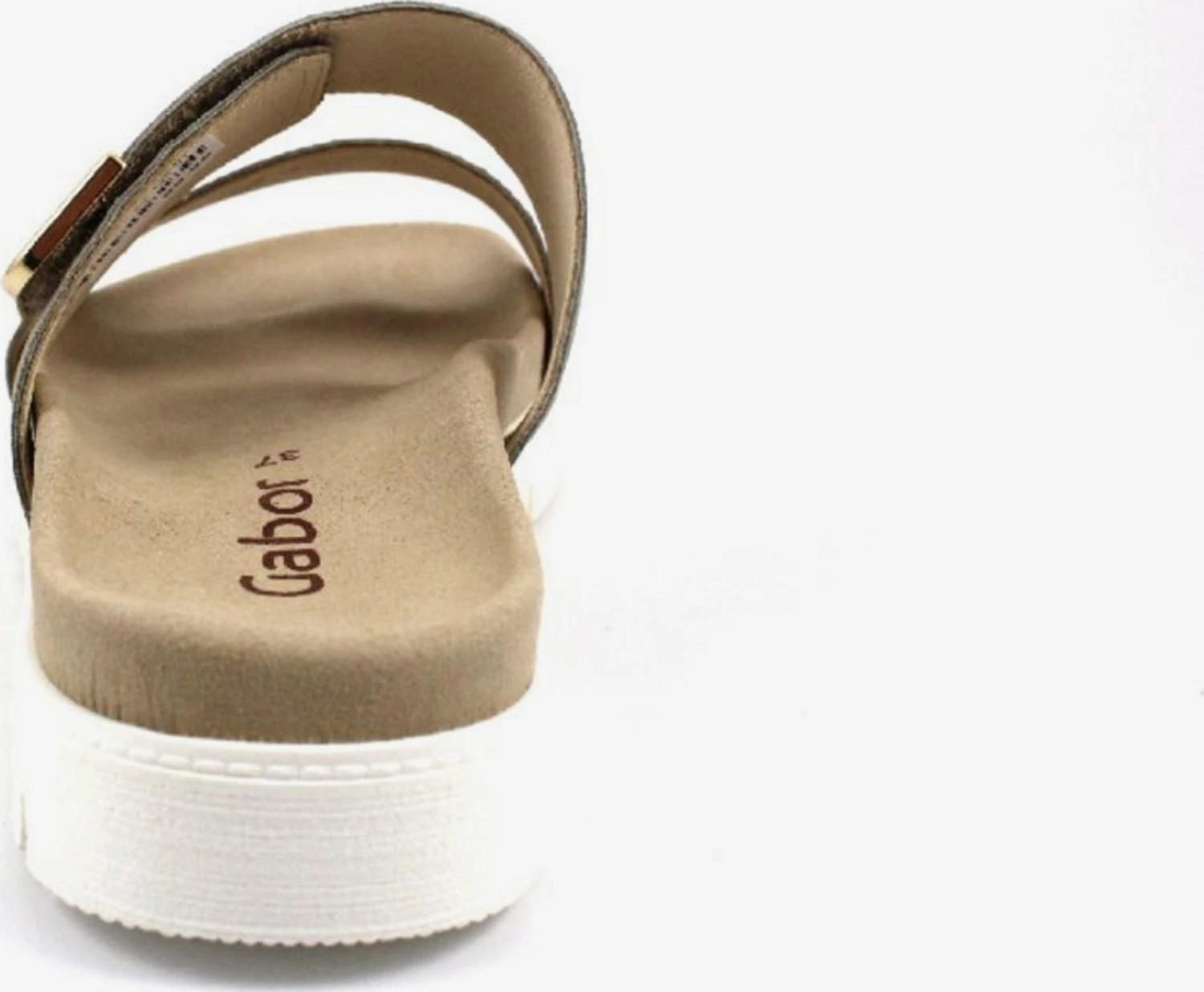 Gabor Plateau Sandalen Muiltjes Dames Kaki 3 Gabor Plateau Sandalen Muiltjes Dames Kaki - Afbeelding 3