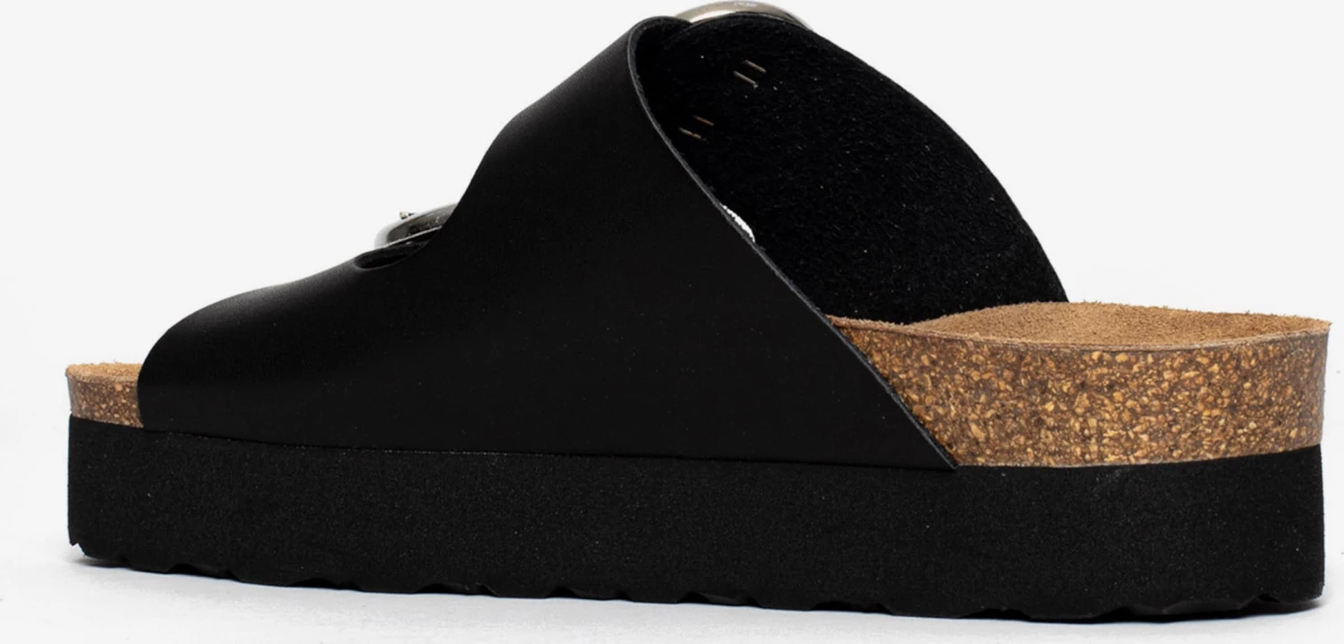 Plateau Sandalen Muiltjes Barcelone Dames Zwart 4 Plateau Sandalen Muiltjes Barcelone Dames Zwart - Afbeelding 4