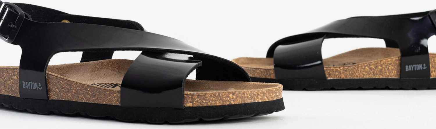 Sandalen Met Bandjes Sandalen Met Riem Rioja Dames Zwart 6 Sandalen Met Bandjes Sandalen Met Riem Rioja Dames Zwart - Afbeelding 6