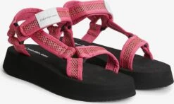 Calvin Klein Jeans Plateau Sandalen Sandaal Dames Pink -Tamaris Winkel 549fd146294eb6c58c09d157e54dad35