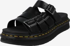 Dr. Martens Plateau Sandalen Muiltjes Tate Dames Zwart