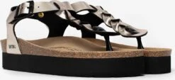 Slippers Teenslipper Badajoz Dames Goud -Tamaris Winkel 581fa04ca4c779b764636d5d442ab852