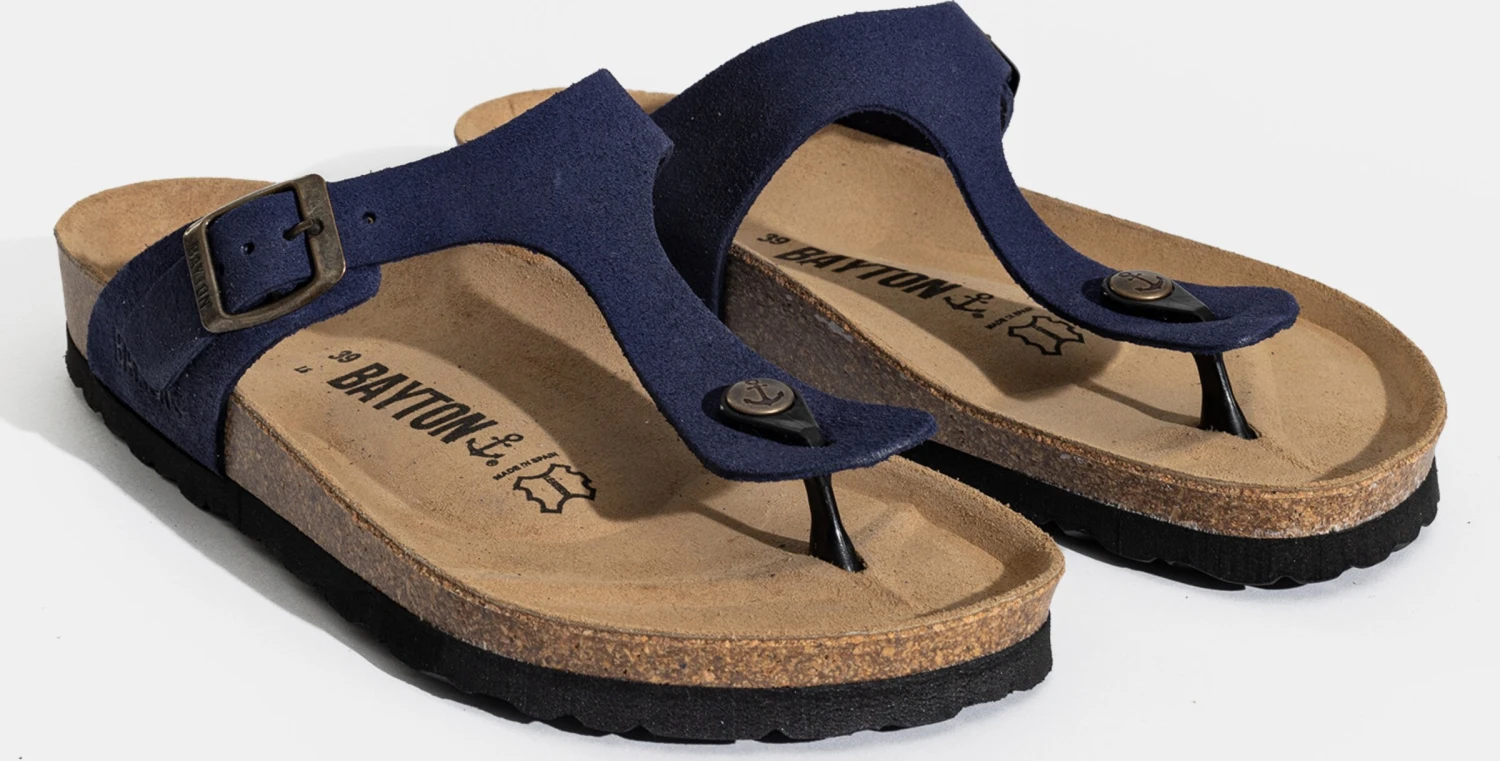 Plateau Sandalen Muiltjes MERCURE Dames Blauw 4 Plateau Sandalen Muiltjes MERCURE Dames Blauw - Afbeelding 4