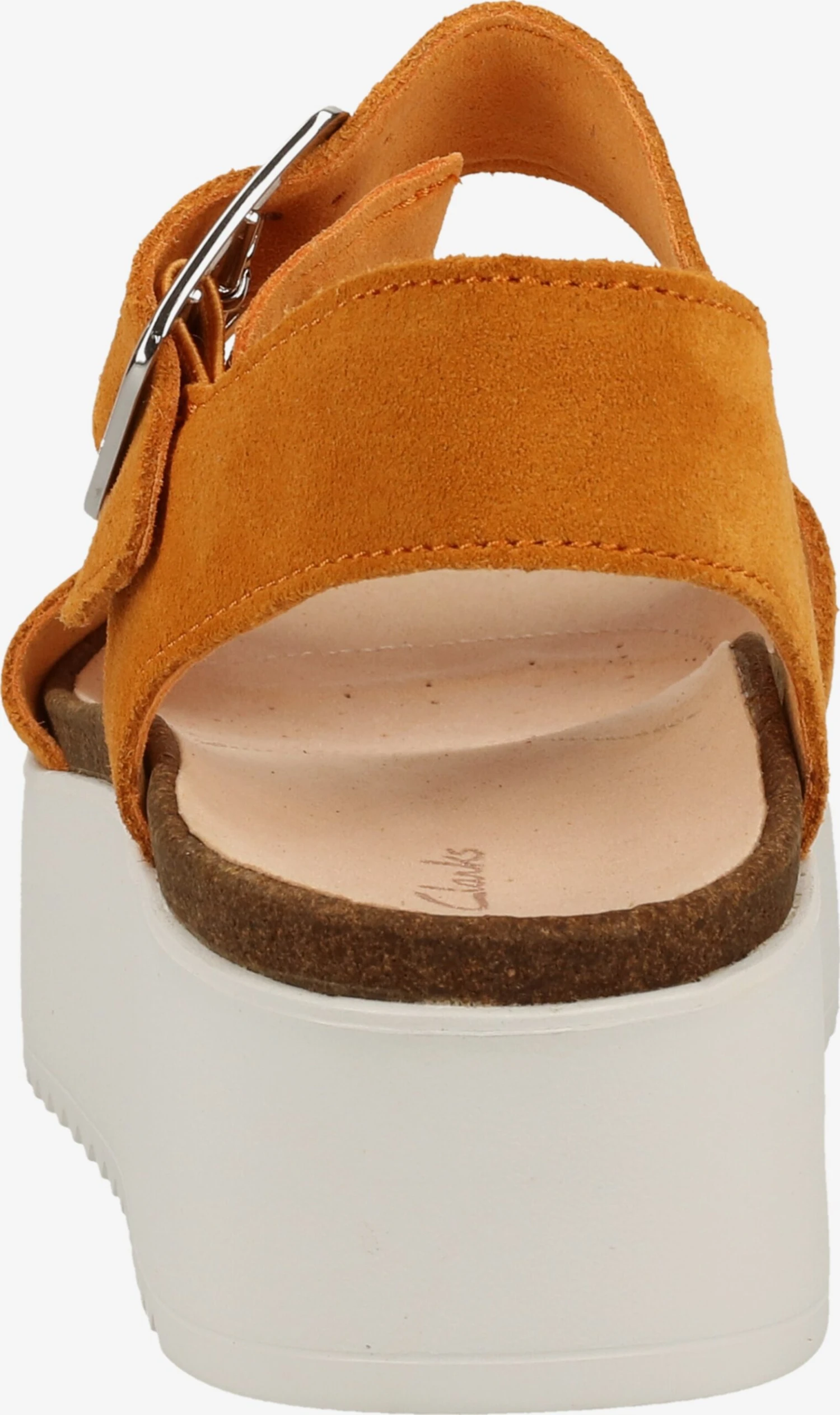 Clarks Sandalen Met Hak Sandalen Met Riem Dames Safraan 5 Clarks Sandalen Met Hak Sandalen Met Riem Dames Safraan - Afbeelding 5