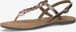 Tamaris Slippers Teenslipper Dames Rose-goud