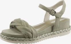 Tamaris Sandalen Met Bandjes Sandalen Met Riem Dames Kaki