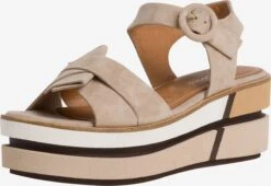 Tamaris Sandalen Met Hak Sandaal Dames Lichtbruin