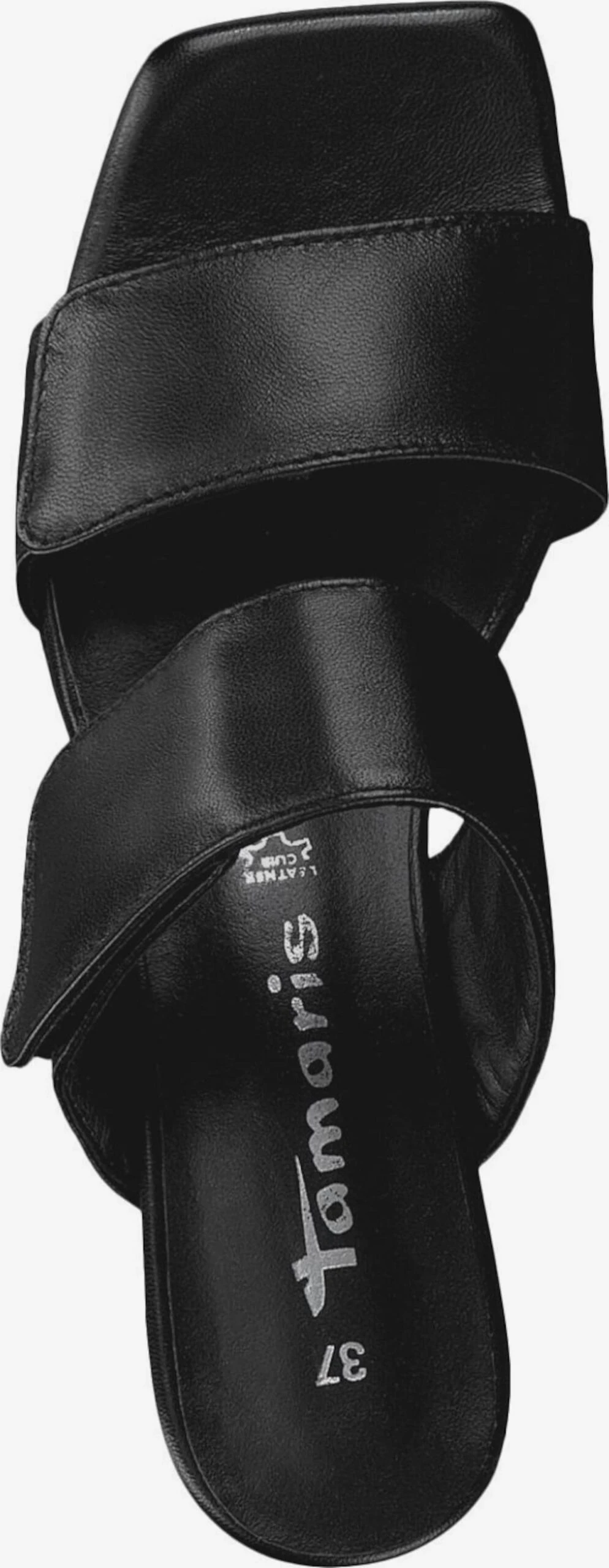 Tamaris Sandalen Met Hak Muiltjes Dames Zwart 2 Tamaris Sandalen Met Hak Muiltjes Dames Zwart - Afbeelding 2