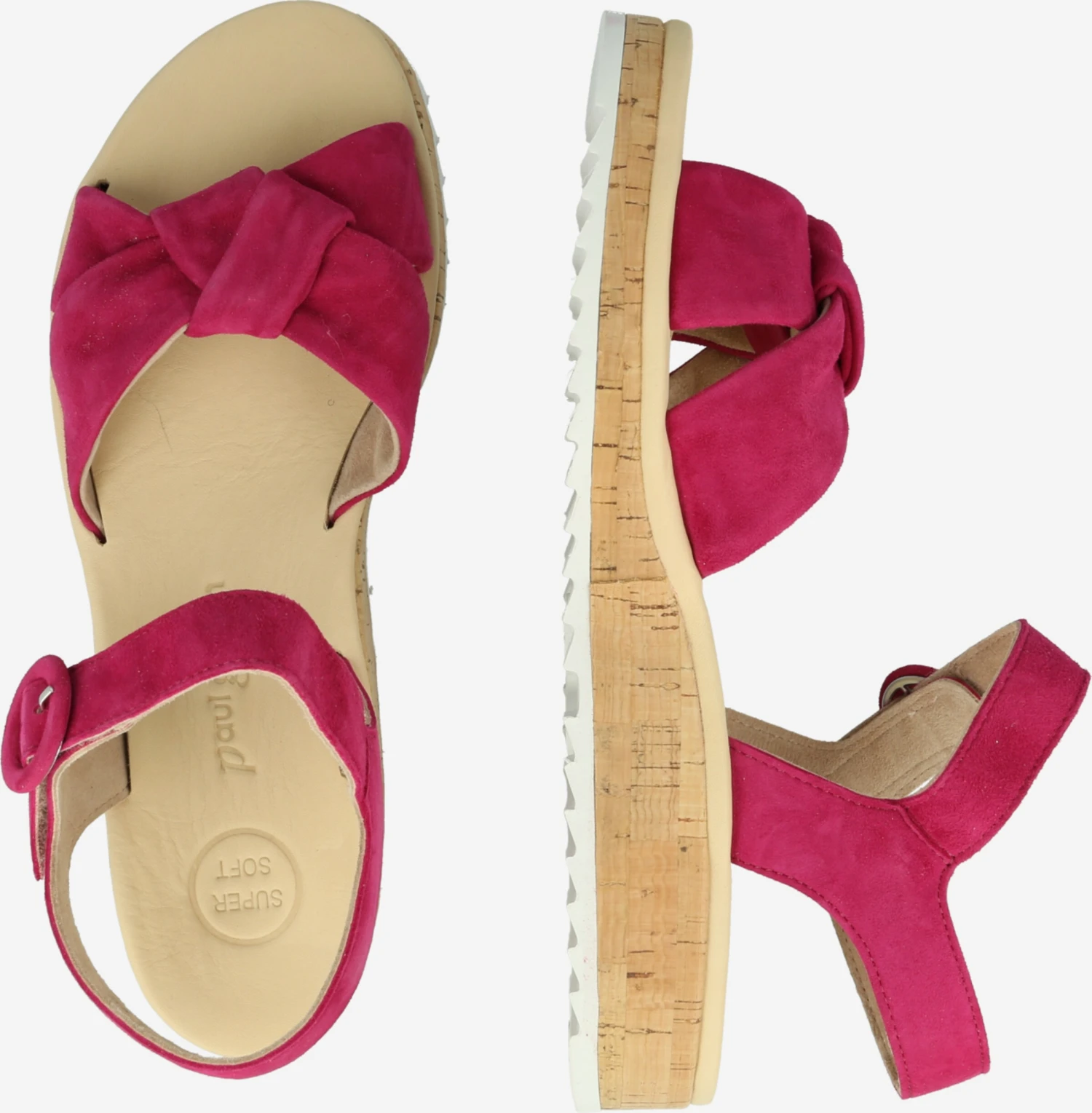 Paul Green Sandalen Met Bandjes Sandalen Met Riem Dames Fuchsia 2 Paul Green Sandalen Met Bandjes Sandalen Met Riem Dames Fuchsia - Afbeelding 2