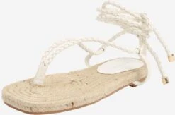 WAREHOUSE Slippers Teenslipper Dames Wit