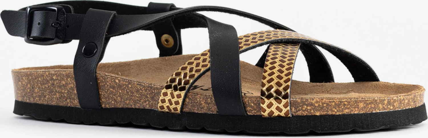 Sandalen Met Bandjes Sandalen Met Riem Kari Dames Zwart 6 Sandalen Met Bandjes Sandalen Met Riem Kari Dames Zwart - Afbeelding 6
