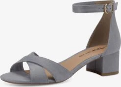 Tamaris Sandalen Met Hak Sandalen Met Riem Dames Duifblauw