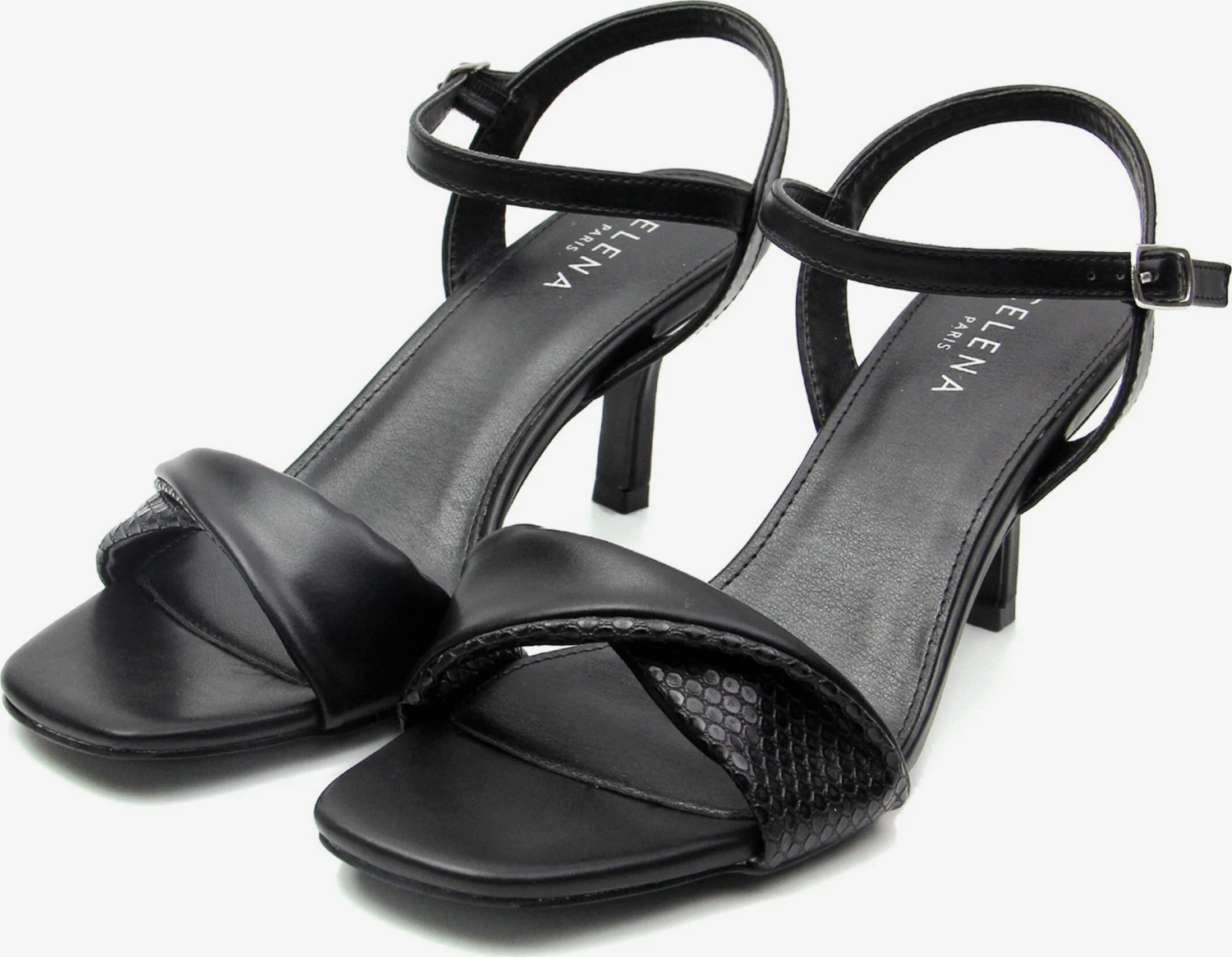 Sandalen Met Hak Sandaal Ching Dames Zwart 3 Sandalen Met Hak Sandaal Ching Dames Zwart - Afbeelding 3