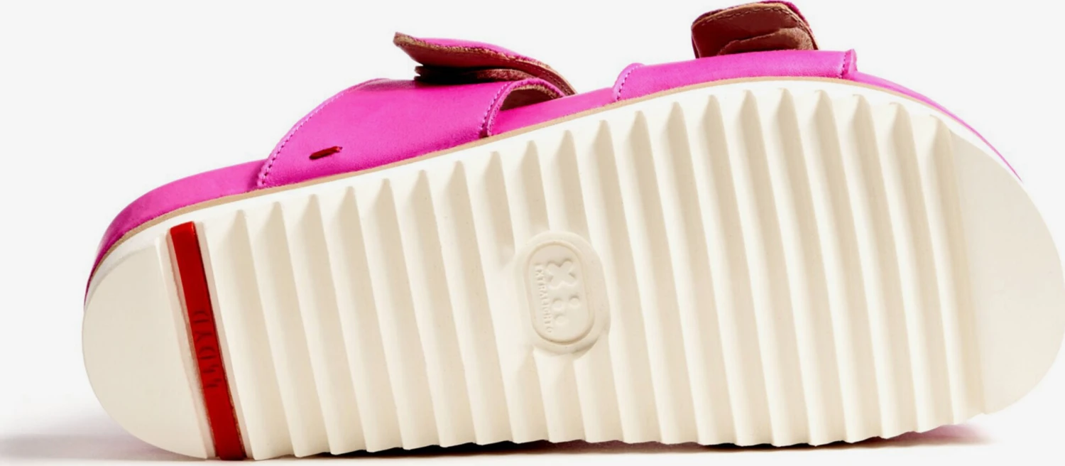 Lloyd Plateau Sandalen Muiltjes Dames Fuchsia 4 Lloyd Plateau Sandalen Muiltjes Dames Fuchsia - Afbeelding 4