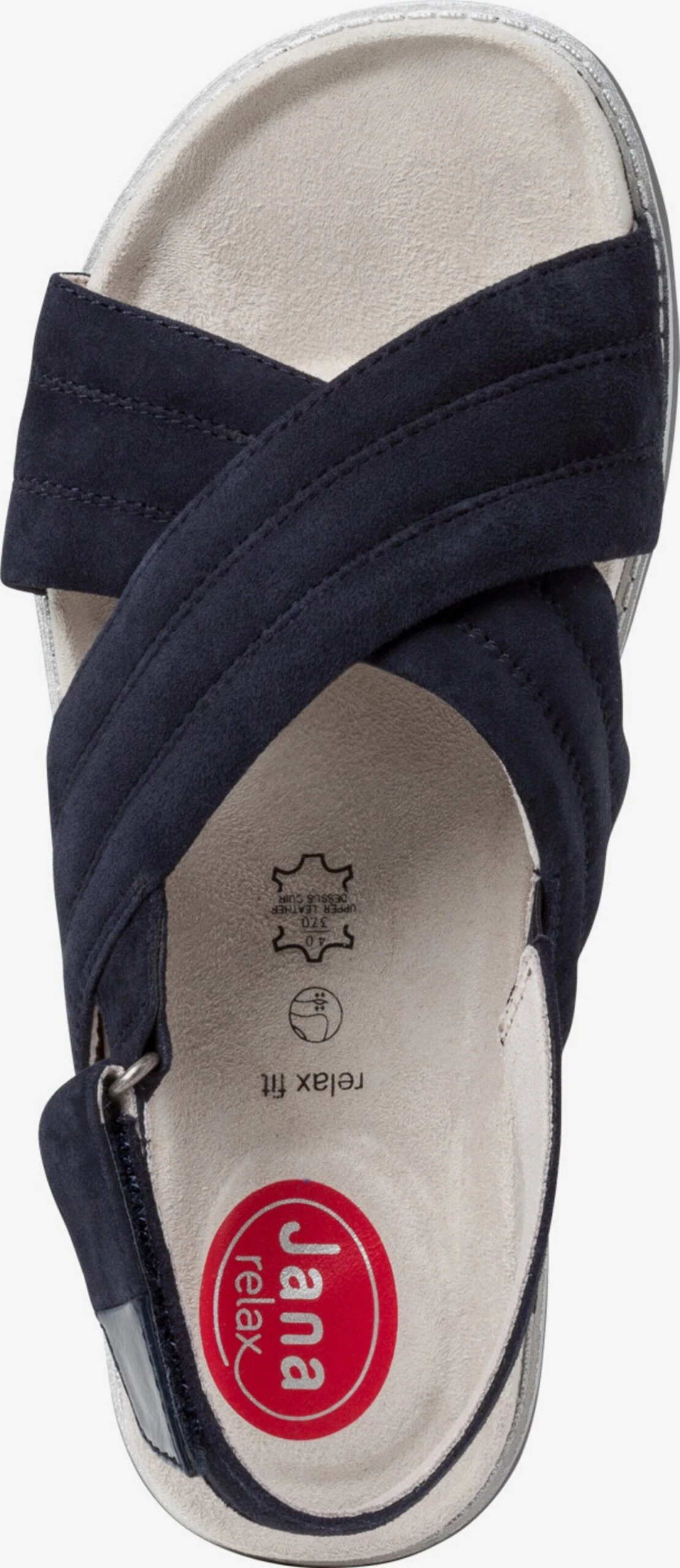 Jana Plateau Sandalen Sandaal Dames Donkerblauw 2 Jana Plateau Sandalen Sandaal Dames Donkerblauw - Afbeelding 2