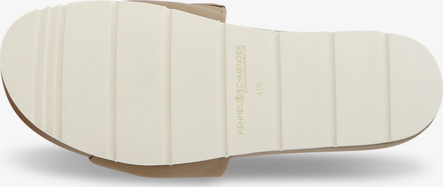 Kennel & Schmenger Plateau Sandalen Muiltjes LOVE Dames Lichtbruin 5 Kennel & Schmenger Plateau Sandalen Muiltjes LOVE Dames Lichtbruin - Afbeelding 5