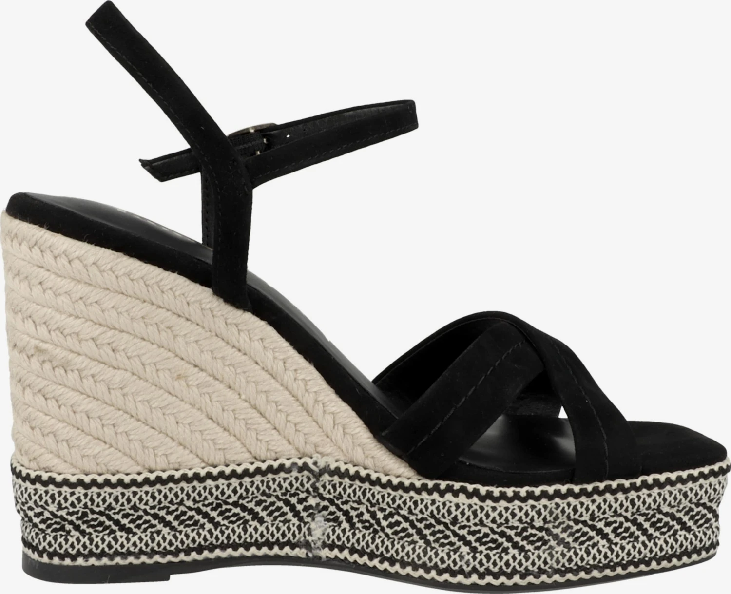 Tamaris Sandalen Met Hak Sandaal Dames Zwart 4 Tamaris Sandalen Met Hak Sandaal Dames Zwart - Afbeelding 4